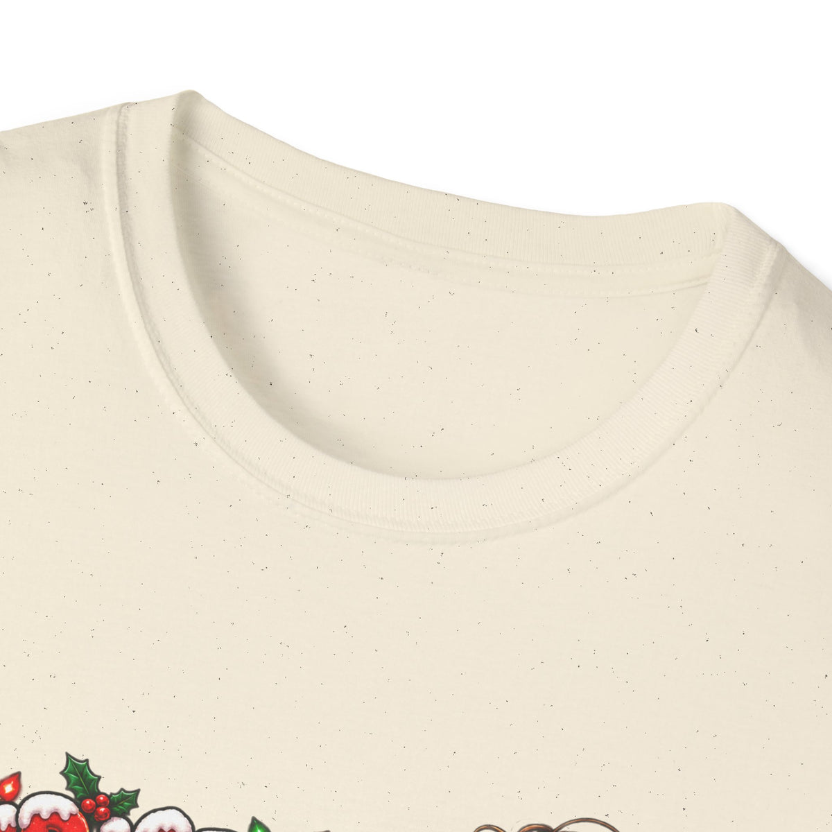 Christmas Spirit Loading T‑Shirt — Cute Santa Progress Bar Holiday Tee