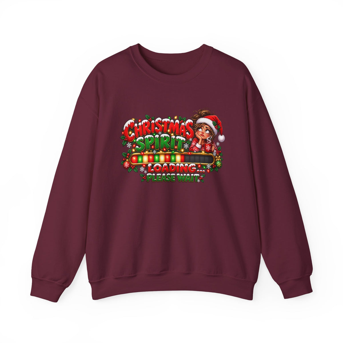 Christmas Spirit Loading Crewneck Sweatshirt