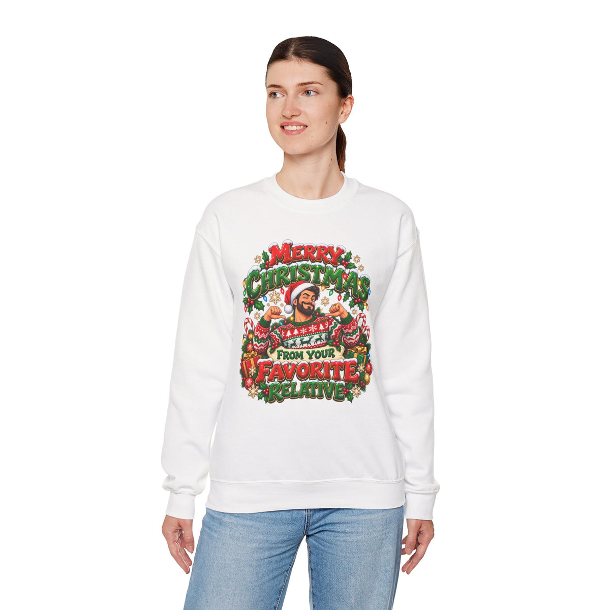 Merry Christmas From Your Favorite Relative Sweatshirt - Man