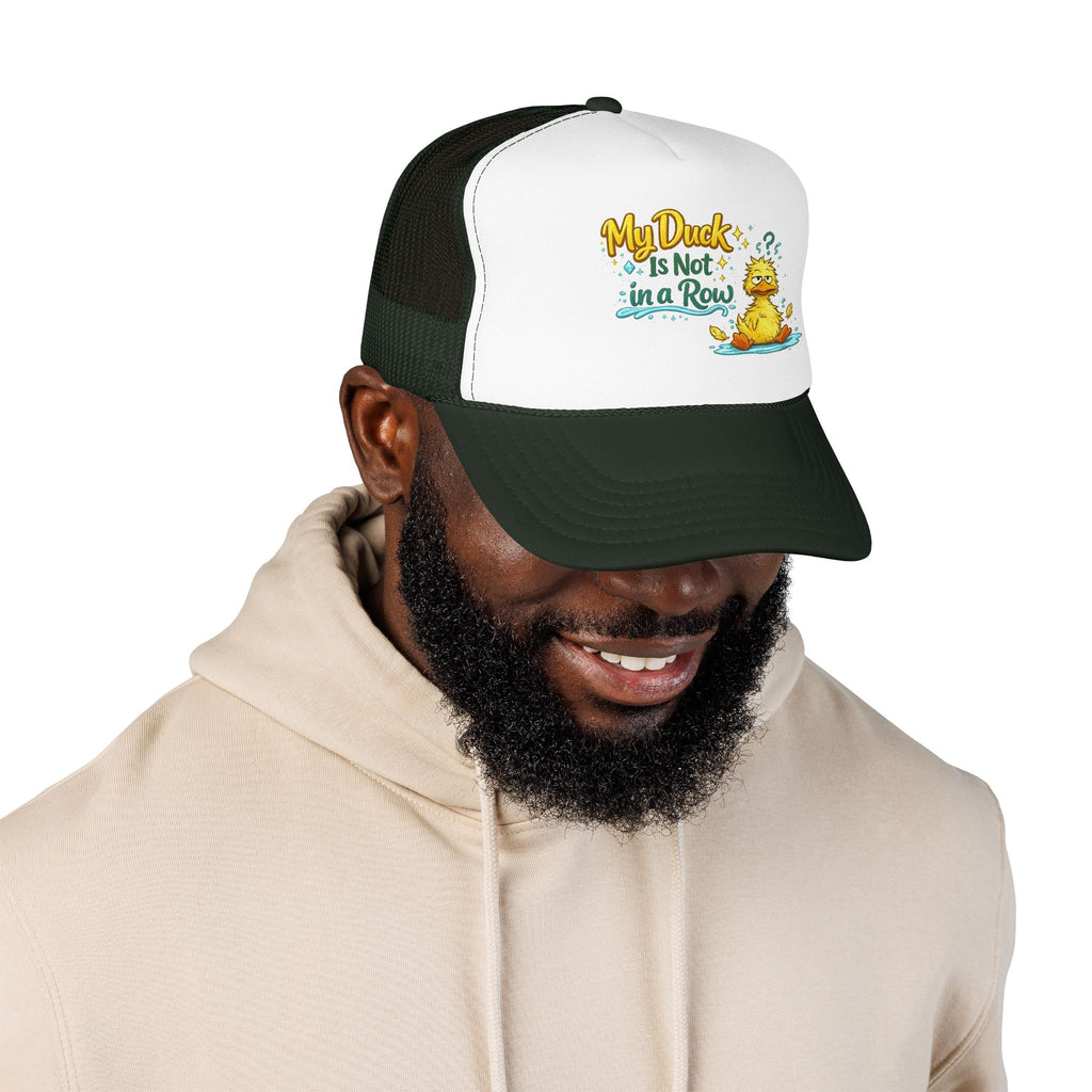 My Duck Is Not A Row | Ball Cap | Foam Mesh Cap