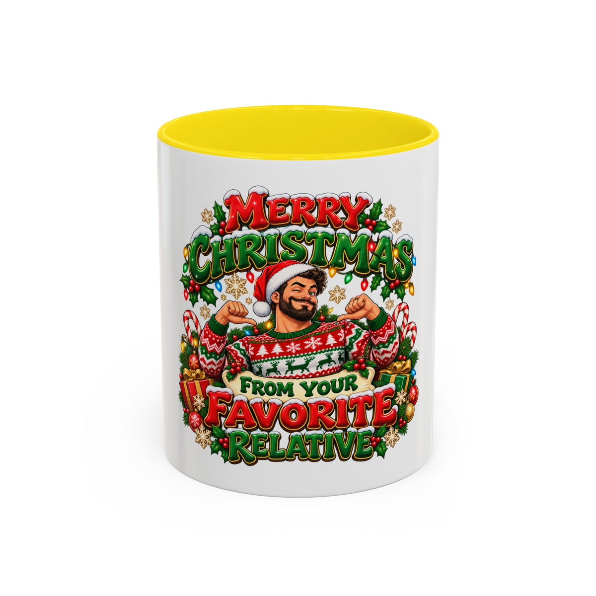 Merry Christmas From Your Favorite Relative Coffee Mug - Man