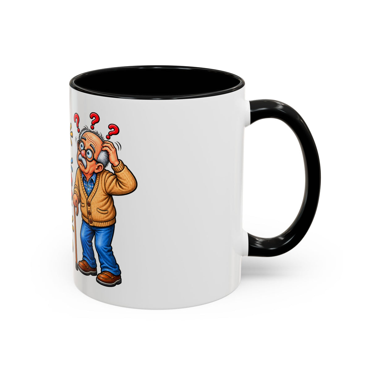 "I Came. I Saw. I Forgot What I Was Doing." Senior Accent Mug