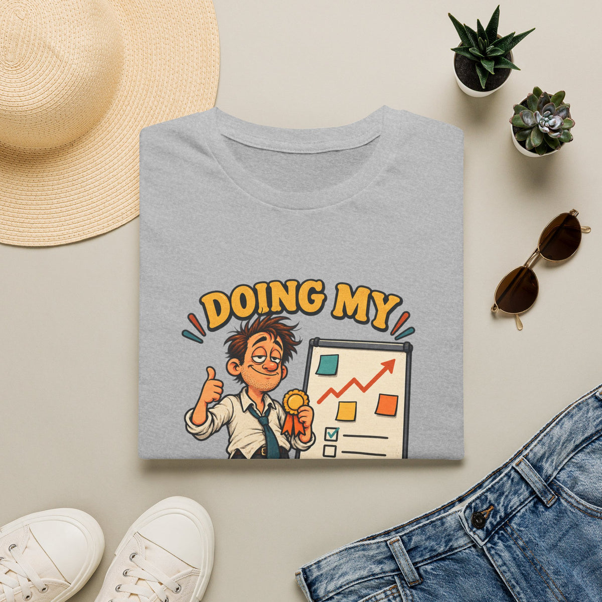 Doing My Best-Ish T-Shirt – Funny Motivational Work Shirt