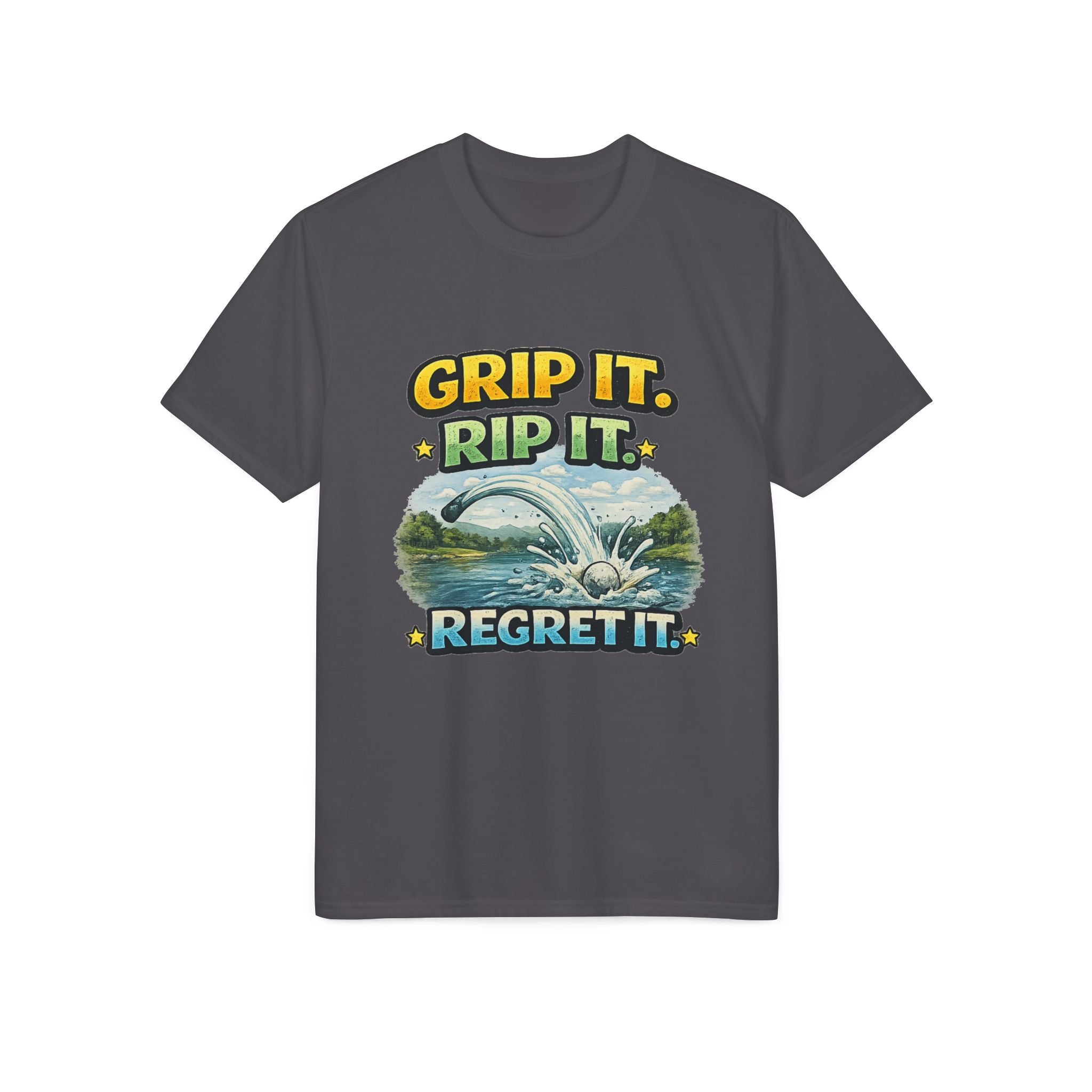 Grip It, Rip It, Regret It | T-Shirt | Funny Golf Tee