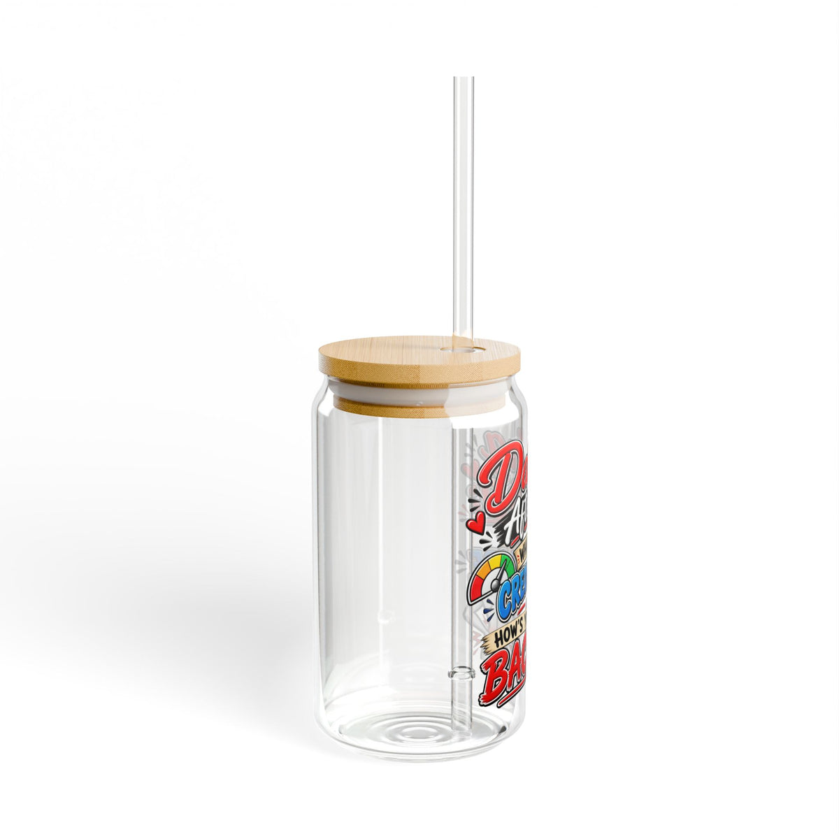 "Dating After 40" 16oz Sipper Glass — product photo 2 | The ClawMark Store