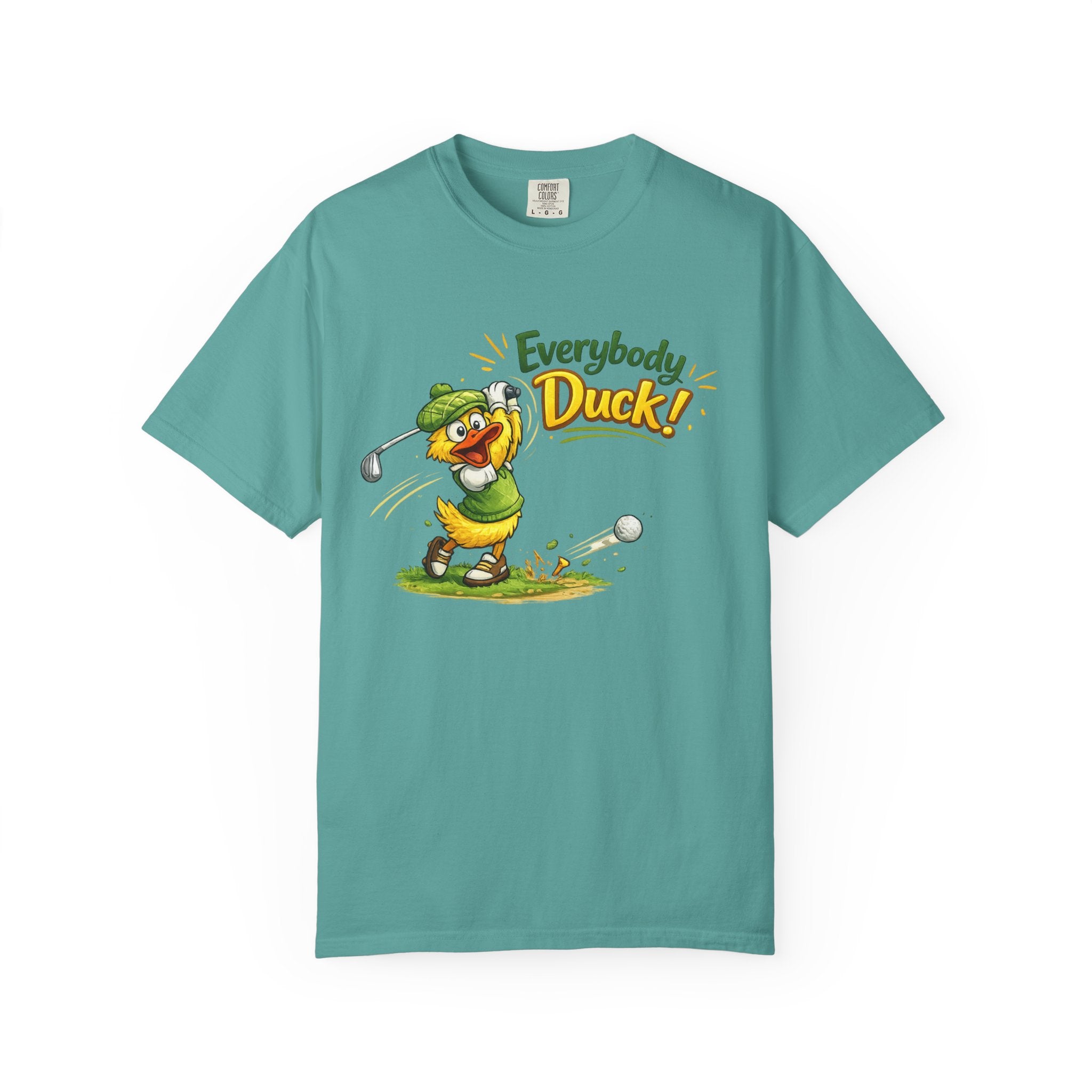 Everybody Duck! | T-shirt | Funny Cartoon Golf Shirt