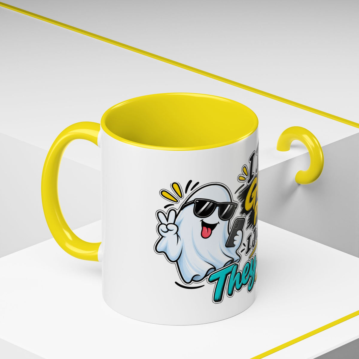 "I Don't Ghost People, I Just Forget They Exist" Coffee Mug — product photo 3 | The ClawMark Store