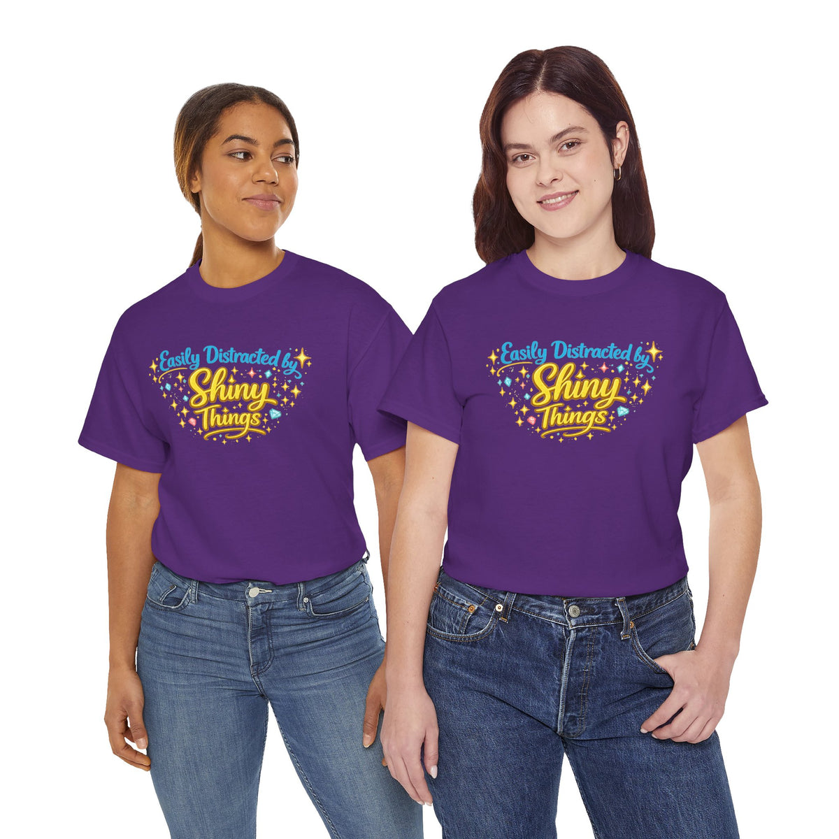 Easily Distracted by Shiny Things — T-Shirt — product photo 4 | The ClawMark Store