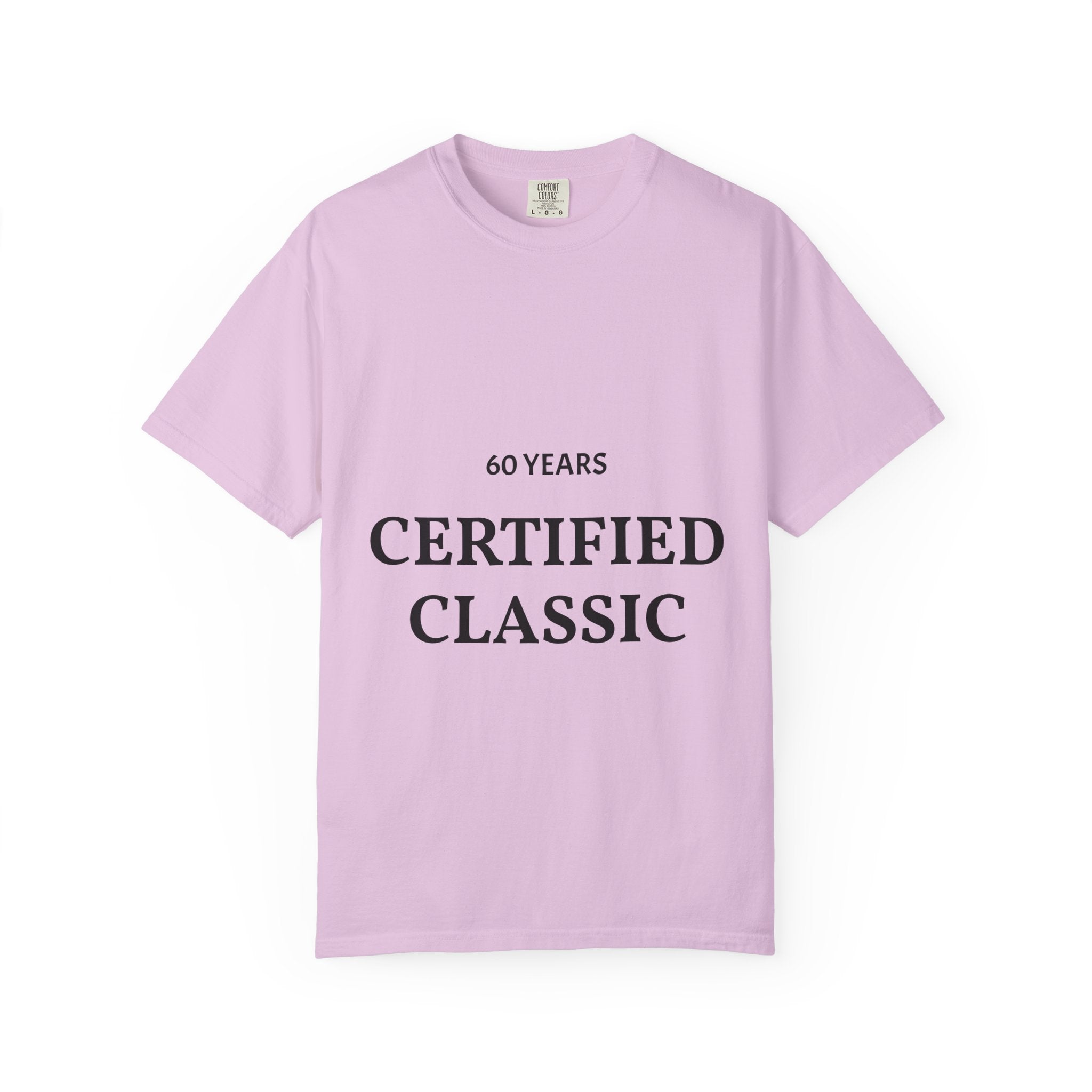 60 Years - Certified Classic | T-Shirt | Vintage Typography Tee