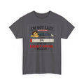 I'm Not Lazy - Energy Saving Mode — T-Shirt — Charcoal, S | The ClawMark Store