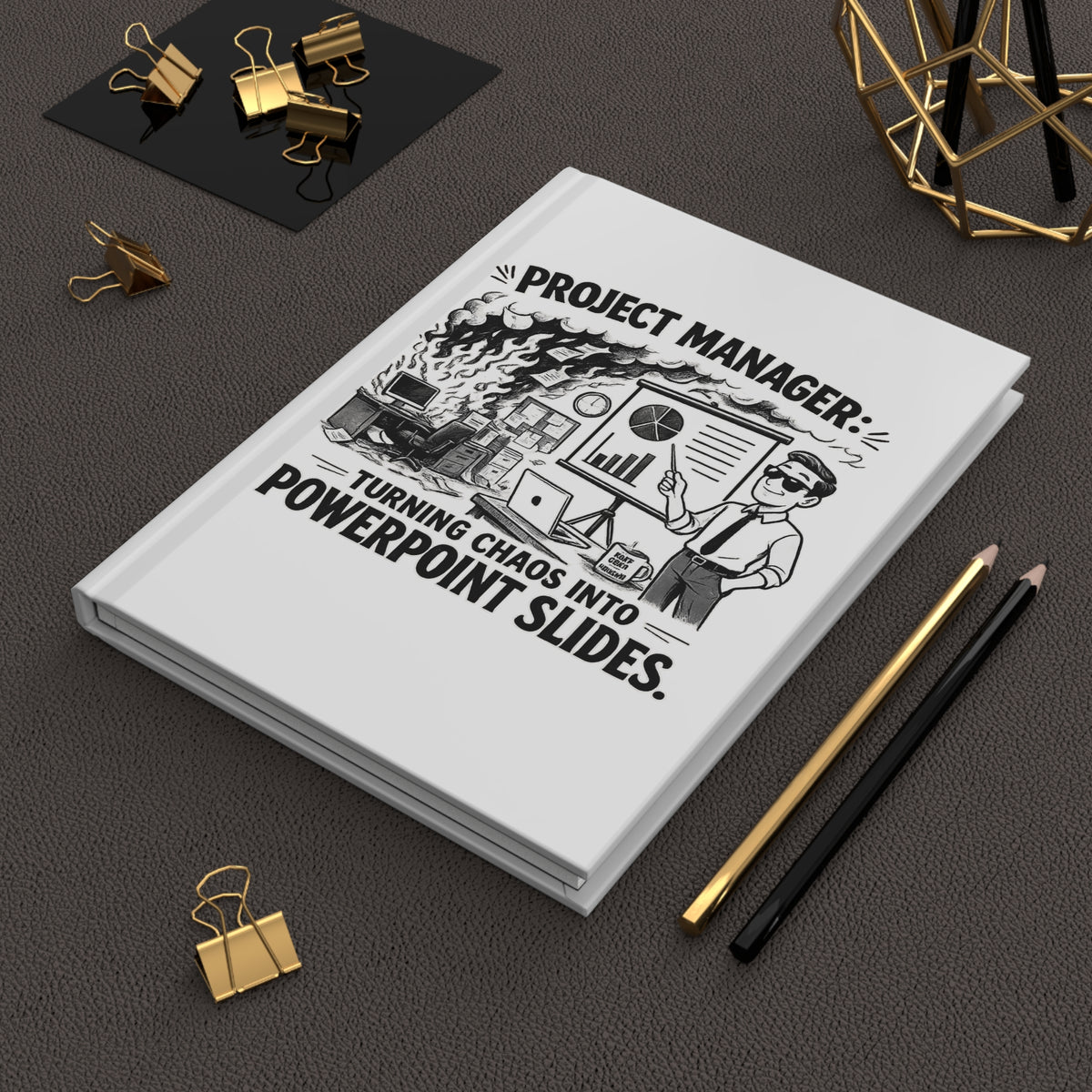"Turning Chaos into PowerPoint Slides" Notebook — product photo 2 | The ClawMark Store
