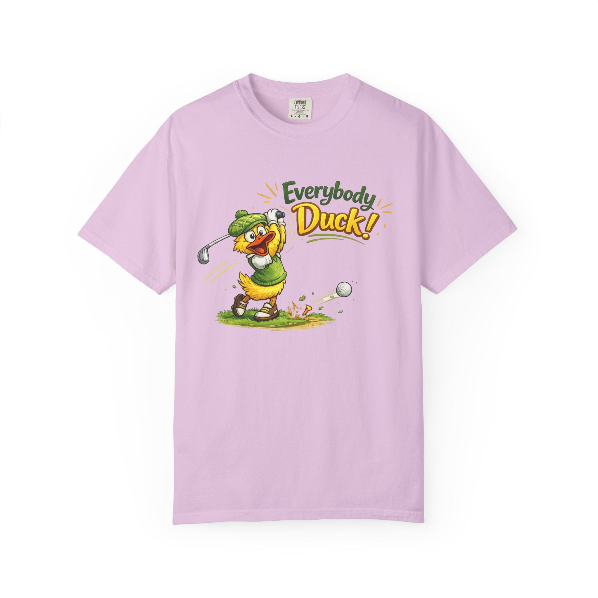Everybody Duck! | T-shirt | Funny Cartoon Golf Shirt
