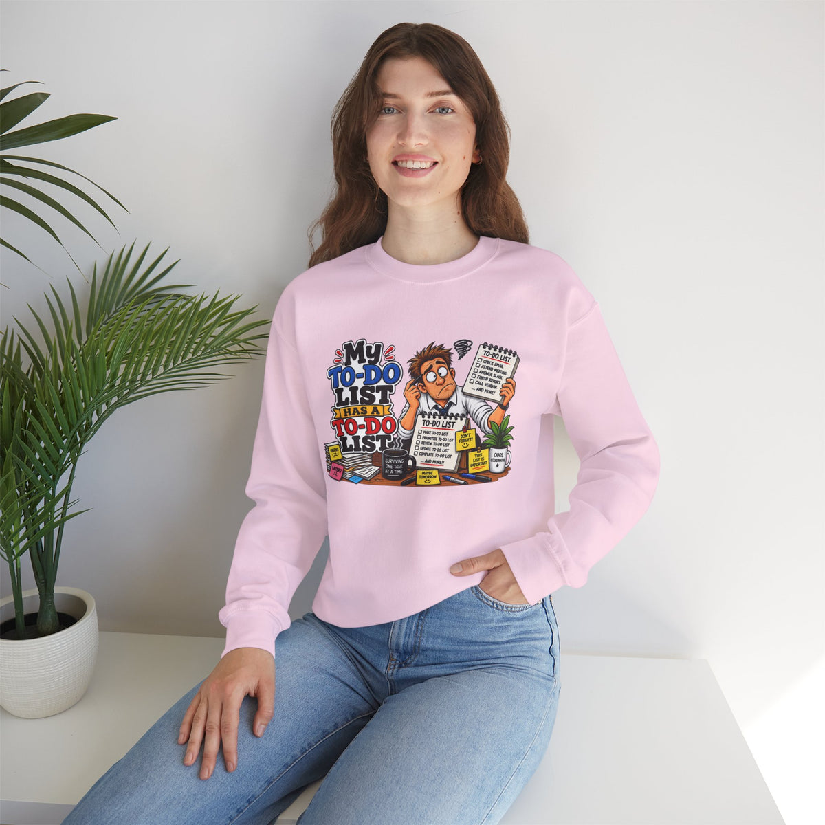 "My To-Do List" Office Sweatshirt — product photo 4 | The ClawMark Store