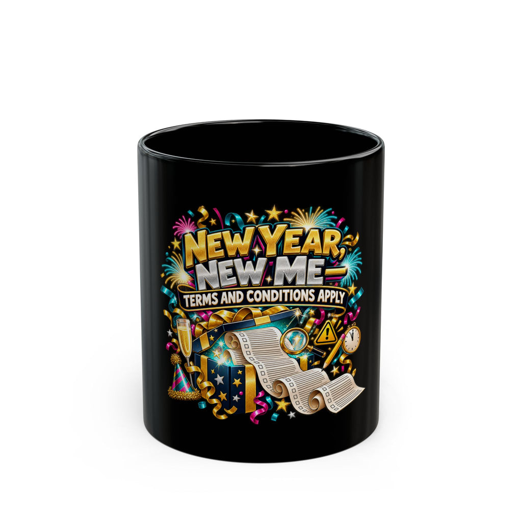 New Year, New Me Mug — Funny 'Terms and Conditions Apply' Coffee Cup