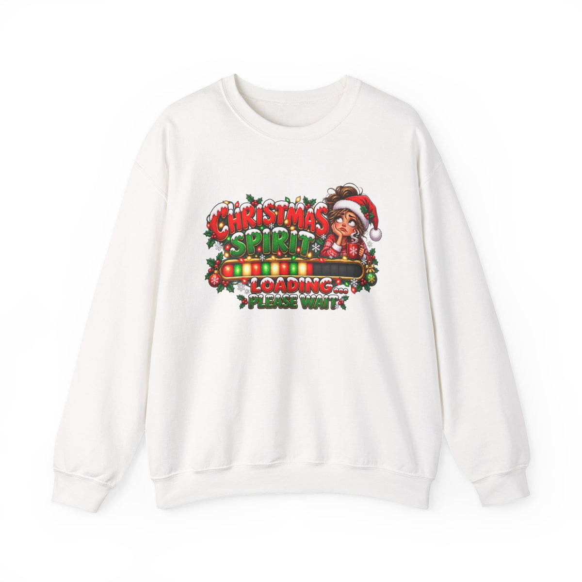 Christmas Spirit Loading Crewneck Sweatshirt