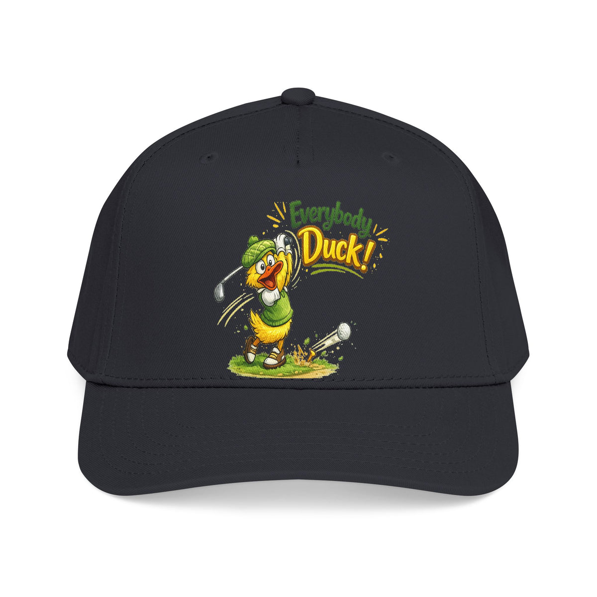 Everybody Duck! Golfing Duck Cap | Baseball Hat, Sports Cartoon