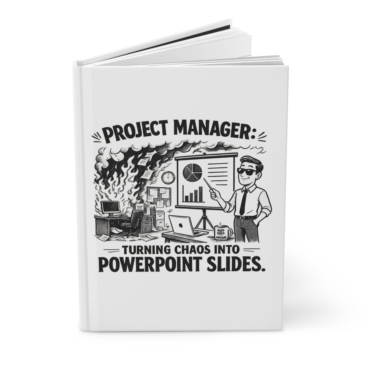 "Turning Chaos into PowerPoint Slides" Notebook — product photo 1 | The ClawMark Store