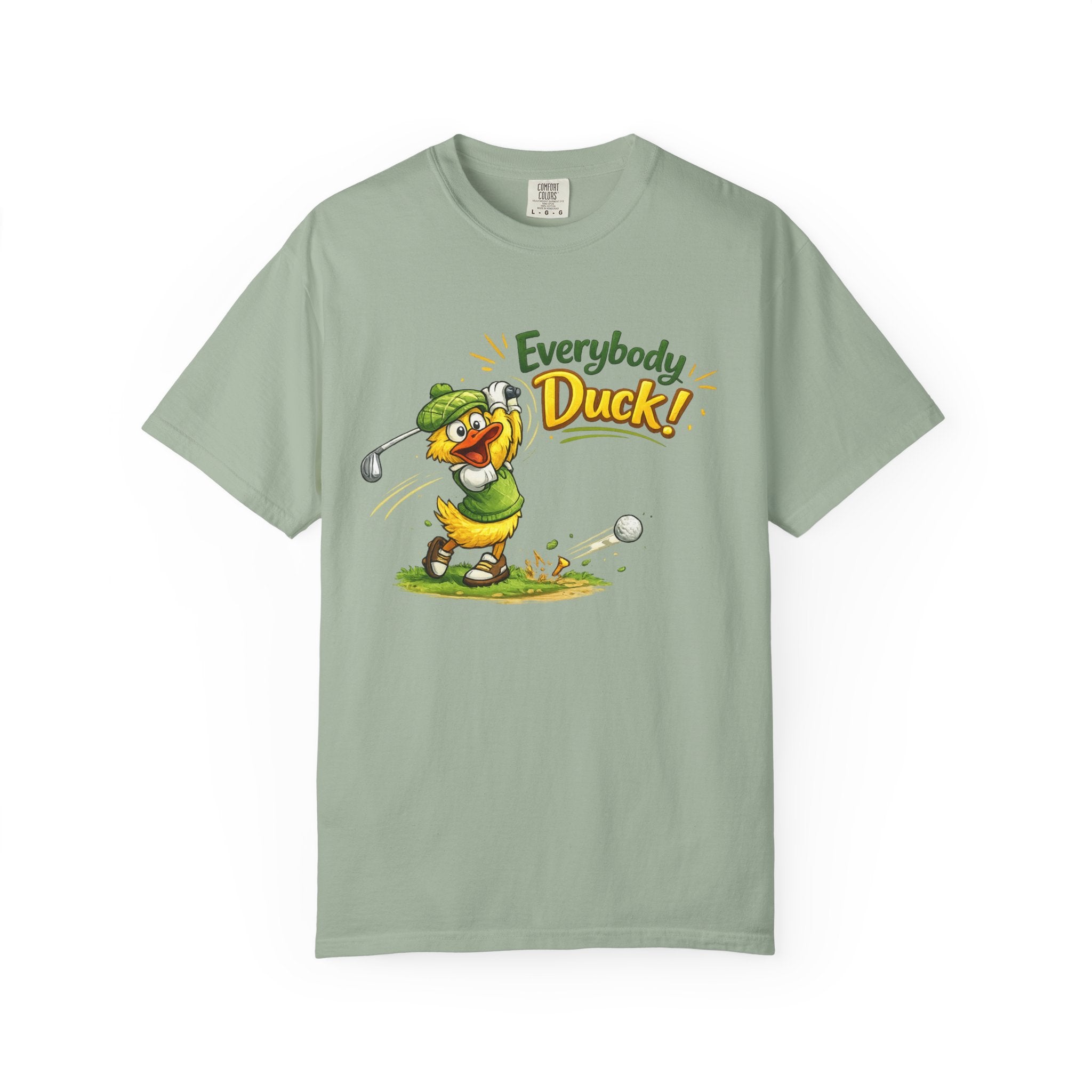 Everybody Duck! | T-shirt | Funny Cartoon Golf Shirt