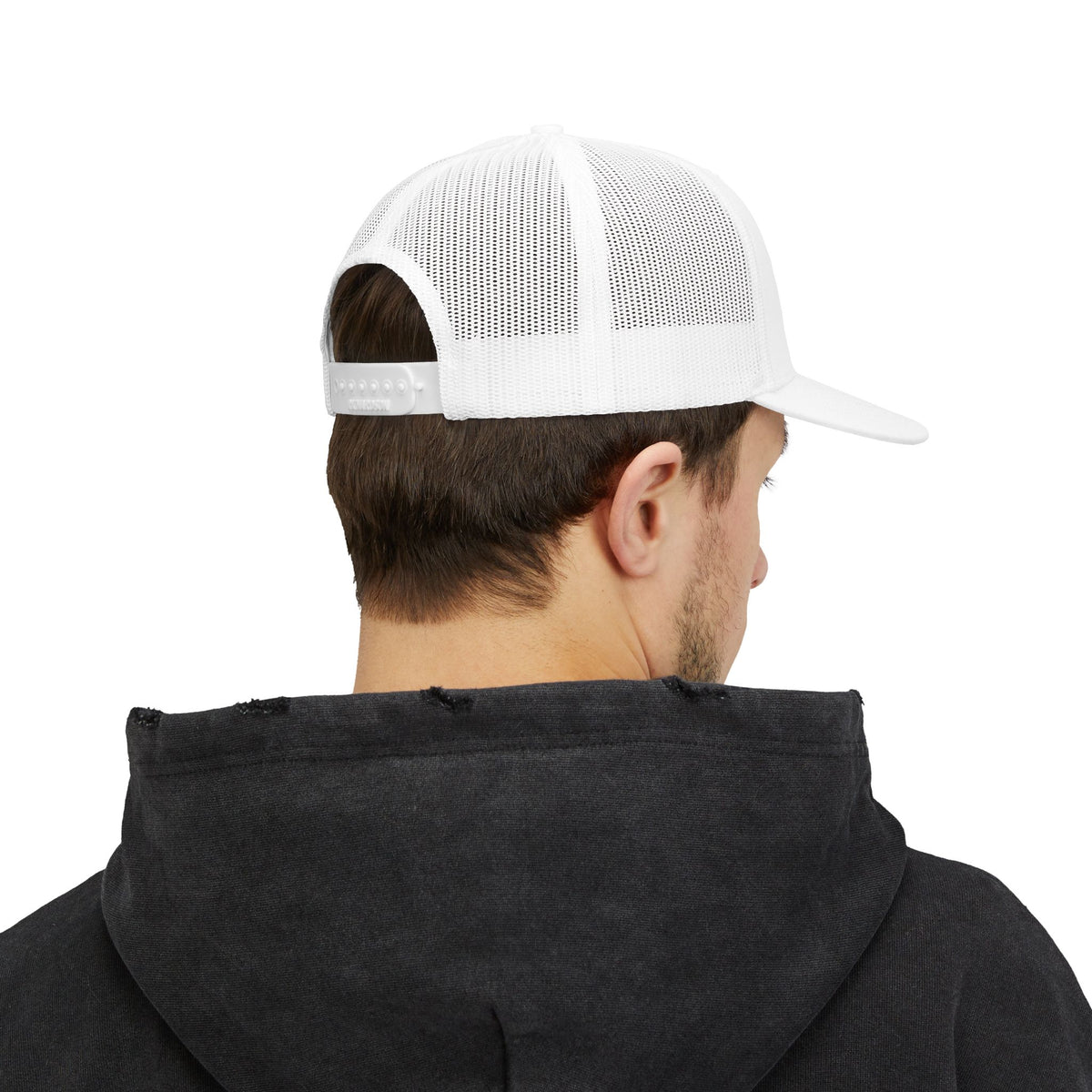 Warning I'm Not Listening Snapback Trucker Cap — product photo 3 | The ClawMark Store