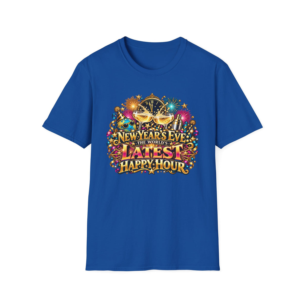 New Year's Eve 'Latest Happy Hour' Party T-Shirt