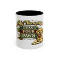 My Therapist Has Four Paws | Coffee Mug | Dog Lover Accent Mug (11/15 oz)