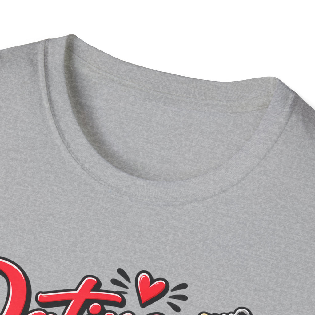 "Dating: Just Interviews with Drinks" T-Shirt — product photo 2 | The ClawMark Store