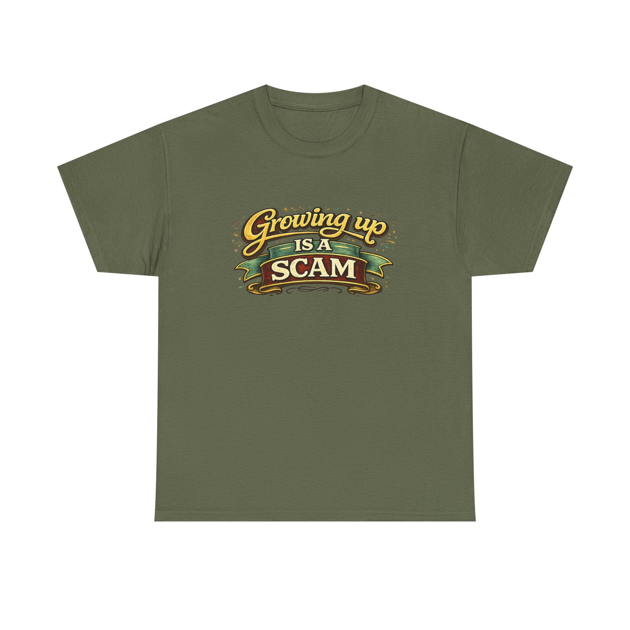Growing Up Is a Scam | T-Shirt