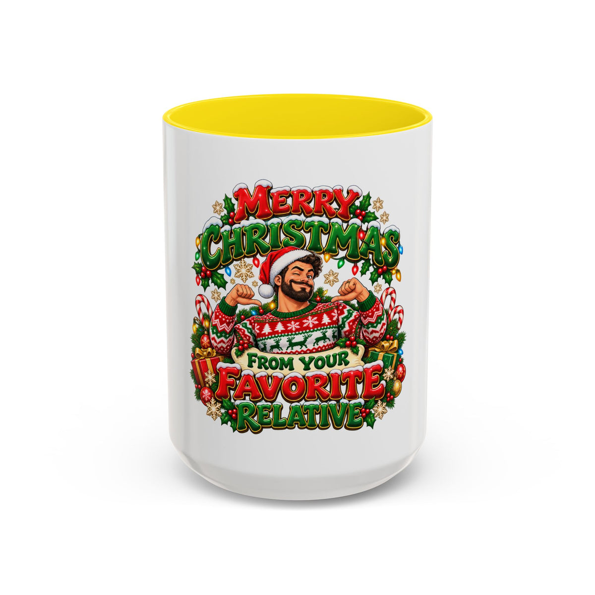 Merry Christmas From Your Favorite Relative Coffee Mug - Man