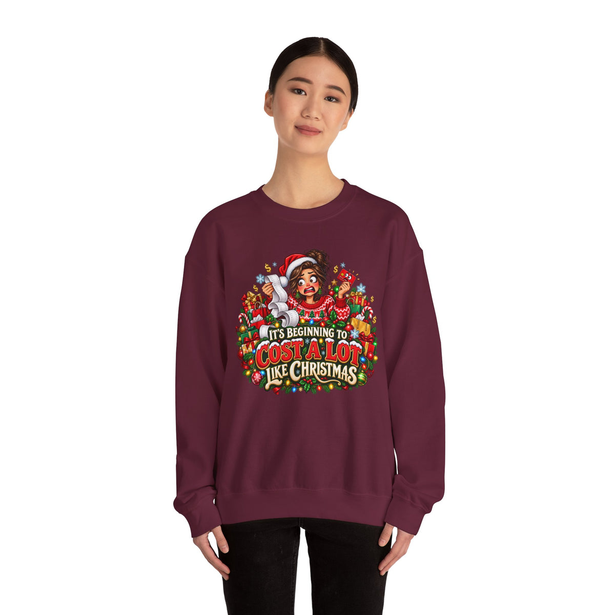 Merry Christmas From Your Favorite Relative Sweatshirt - Holiday Family Crewneck - Woman