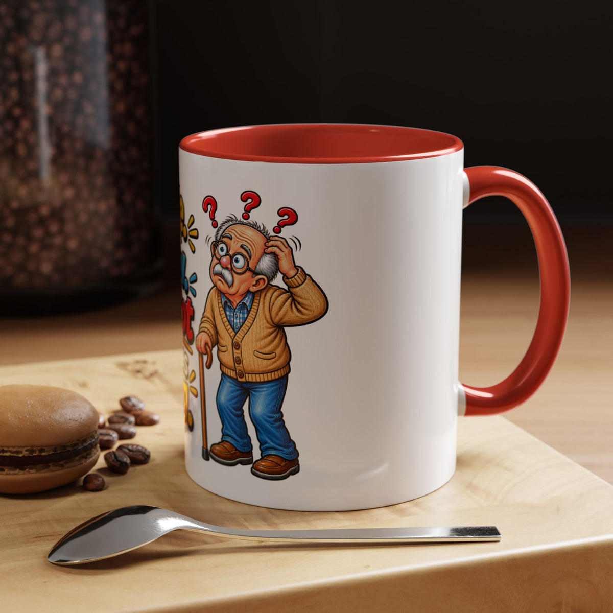 "I Came. I Saw. I Forgot What I Was Doing." Senior Accent Mug