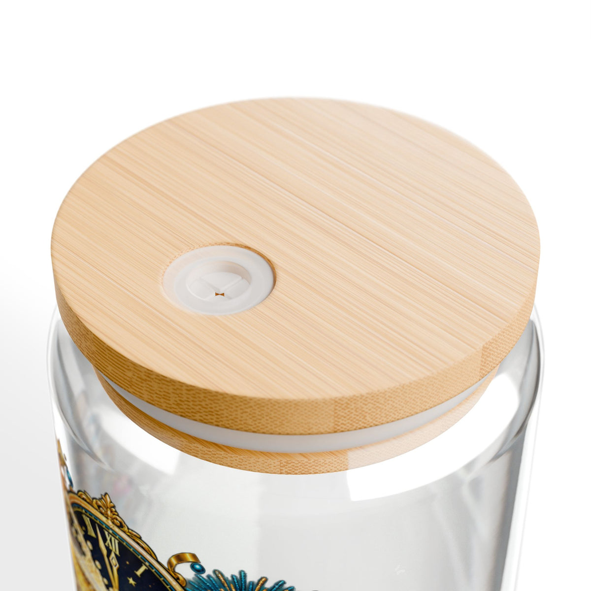 New Year's Eve 16oz Sipper Glass — "Latest Happy Hour" Party Tumbler with Straw