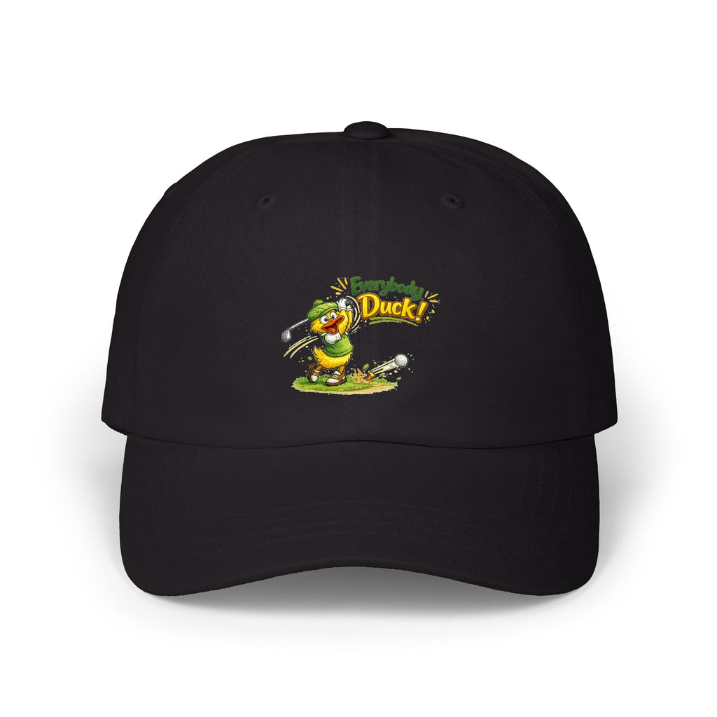 Everybody Duck! | Ball Cap | Funny Cartoon Golfer Hat